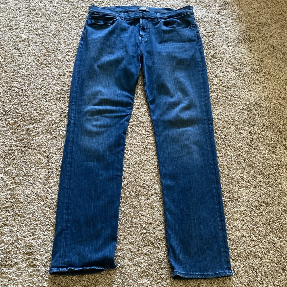 7 For All Mankind Men’s Luxe Performance Slimmy size 38 waist 32 length Jeans